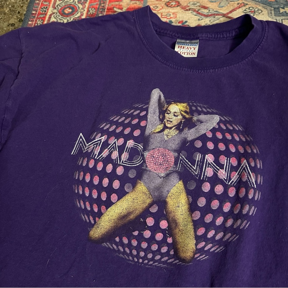 2006 madonna confessions tour merch graphic tee XL